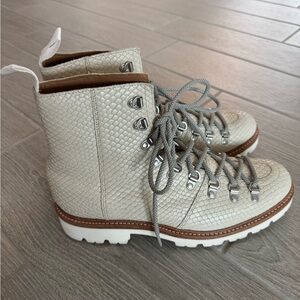 GRENSON Nanette Snakeskin Python Boots Size UK 8 US 10.5 VGUC